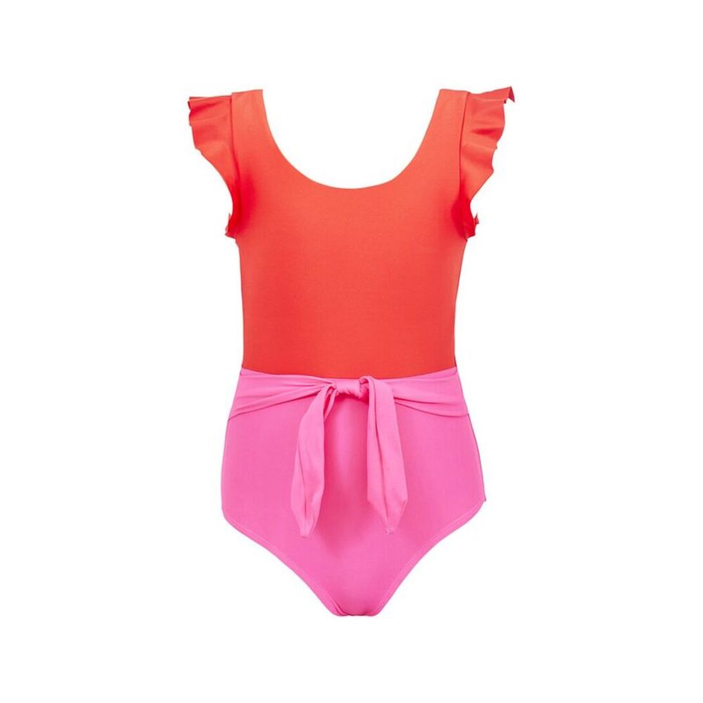 Pq Swim Girls  Kids One Piece Bathing Suit, Pink